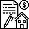 icône signature contrat commercial